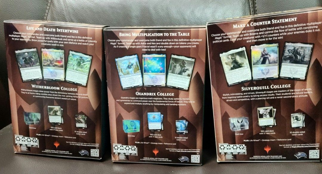 Magic The Gathering Strixhaven Commander Deck Quandrix Only Hobbies