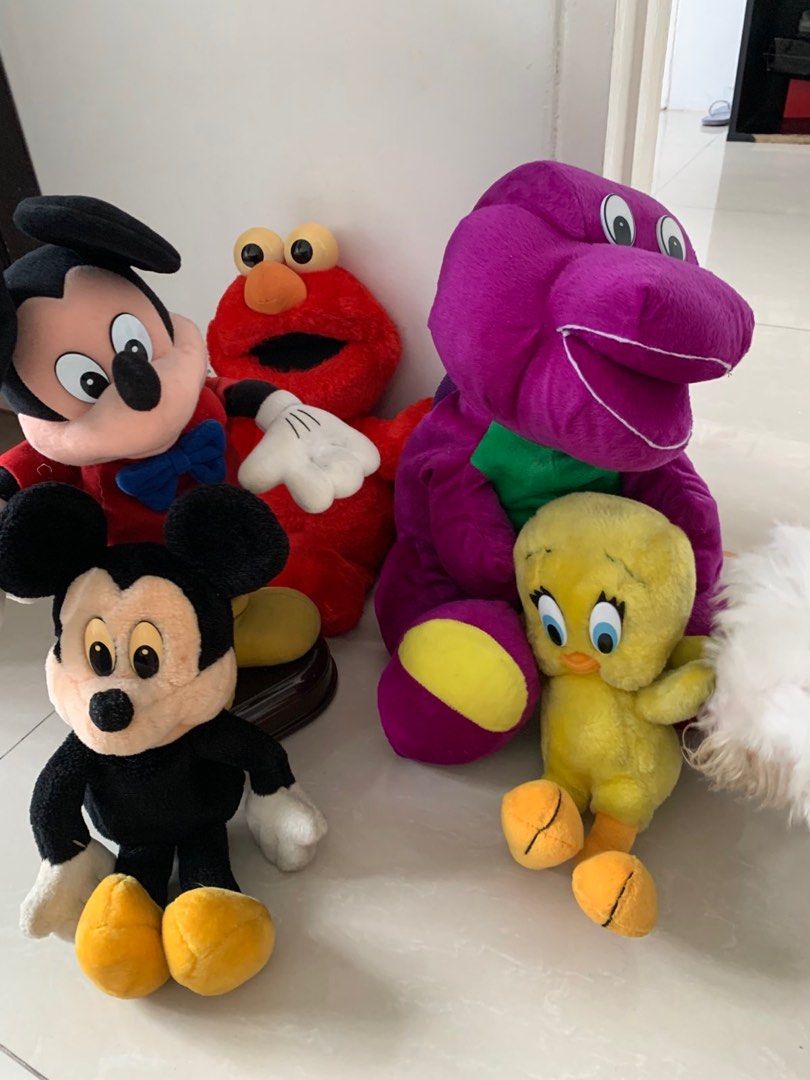 Micky mouse hello kitty barney stuff toys take all (Category: Plushies & Soft Toys) located in Quezon City. Submitted by andrea11171999 (Listing ID 1411538111, Image 1). Description: .