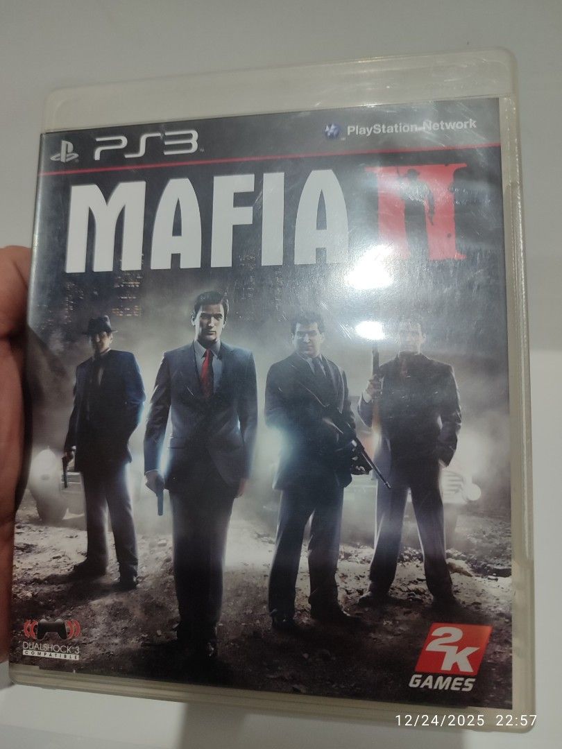 PS3 - Mafia 2 (PRE-OWNED) "R3" (Category: PlayStation) located in Mendez-Nunez. Submitted by sf2_gameshop (Listing ID 1411585581, Image 2). Description: PLEASE READ CONDITION: Pre-owned item. Tested working. It comes with a poster map and a manual. GENRE: Action-adventure MODE: Single-player REGION: 3 - Asia VOICE: English IN-GAME TEXT: English MANUAL: English Feel free to chat for any inquiries and you may check my shop regularly for item update