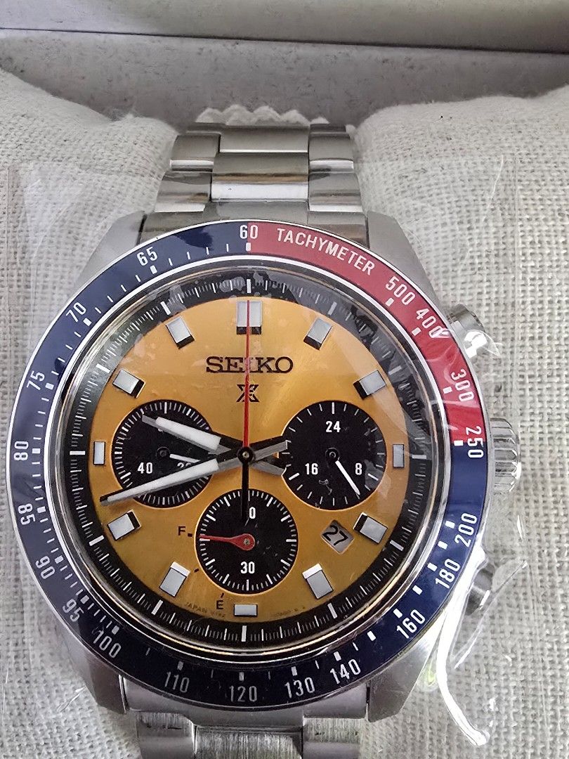 Seiko Pouge speedtimer (Category: Men's Watches) located in Dasmarinas. Submitted by ildnumde (Listing ID 1411573786, Image 1). Description: seiko speedtimer SBDL 117 brand new from japan.