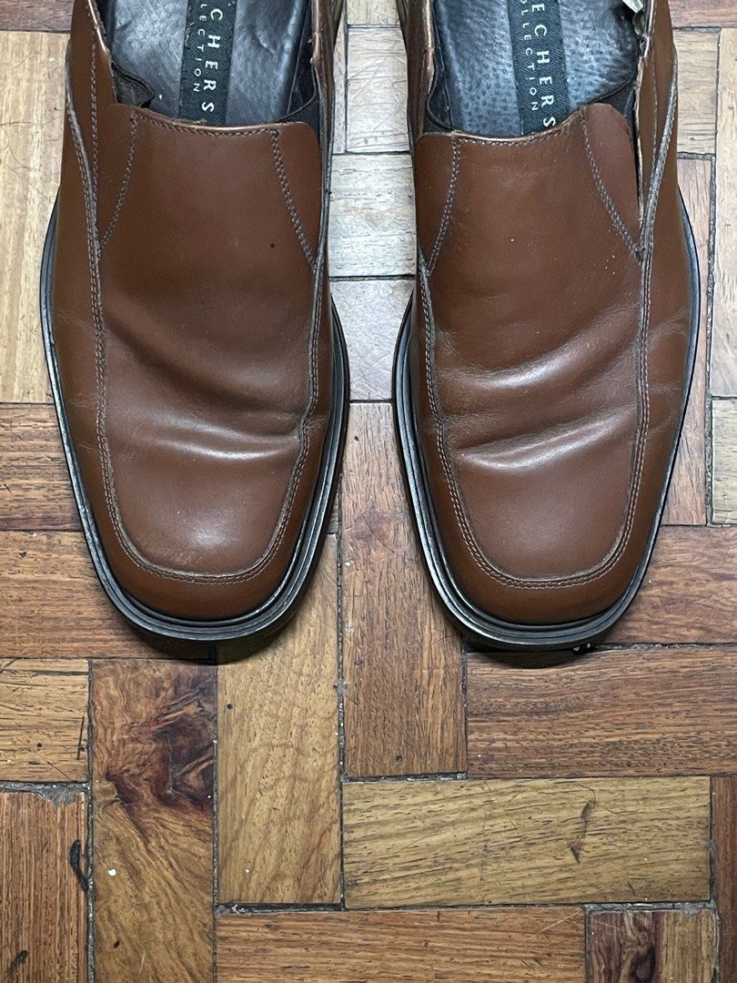 Skechers Brown Leather Slip-on (Category: Casual Shoes) located in San Pablo. Submitted by jk.items (Listing ID 1411604807, Image 3). Description: Size: 9.5US .