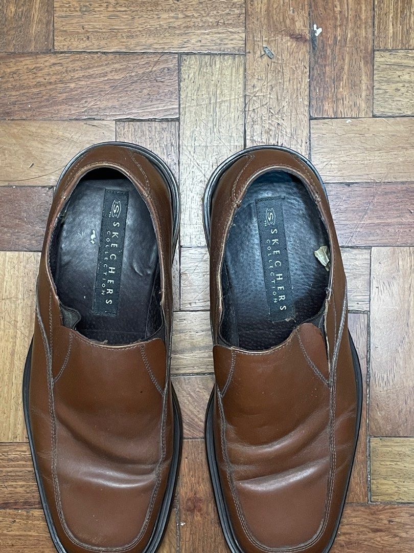 Skechers Brown Leather Slip-on (Category: Casual Shoes) located in San Pablo. Submitted by jk.items (Listing ID 1411604807, Image 2). Description: Size: 9.5US .