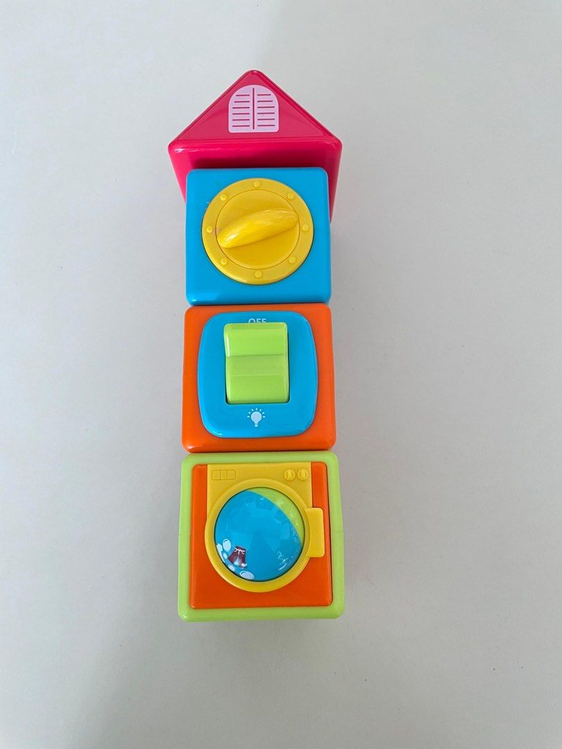 Stackable Educational Toy Blocks (Category: Educational & Learning Toys) located in Singapore. Submitted by emit8 (Listing ID 1411510936, Image 2). Description: - Stackable blocks with pictures and shapes. - Develops fine motor skills. - Teaches shapes, colors, and everyday objects. - Easy to clean. - Safe for young children..