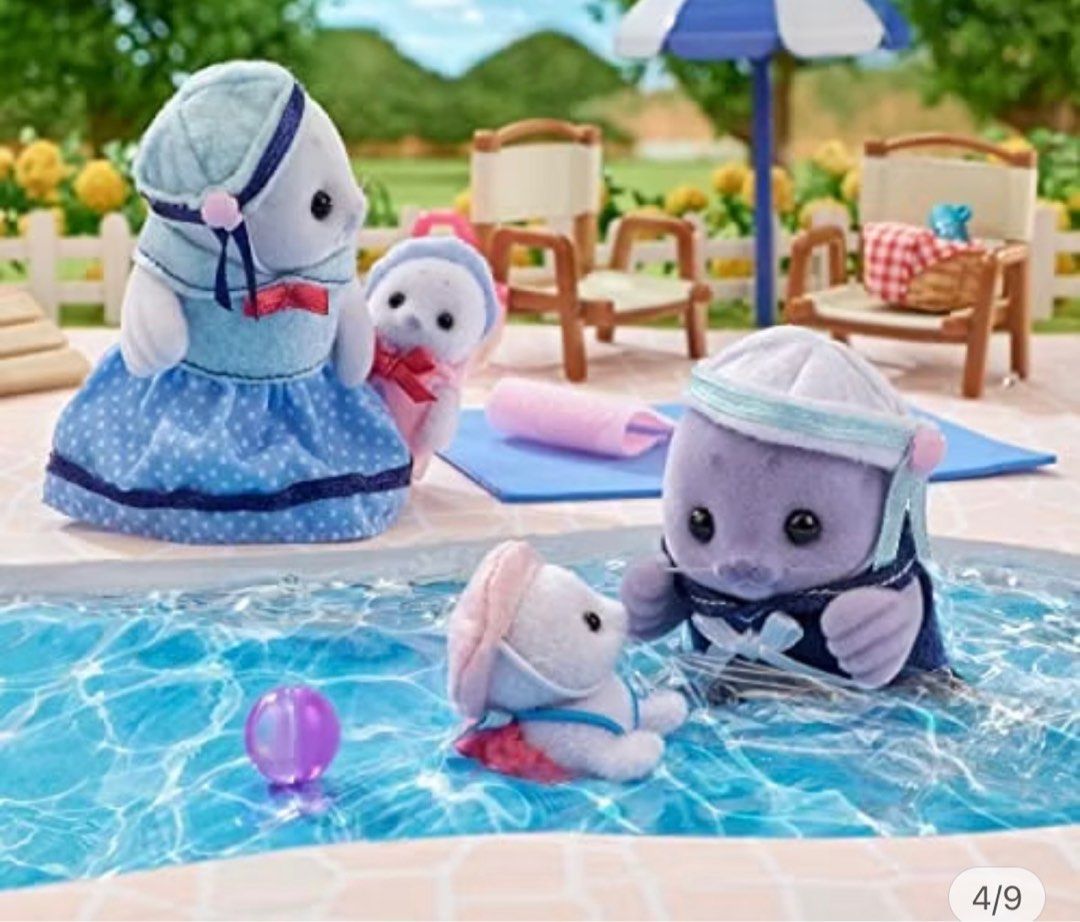 NUOVO Epoch Sylvanian Families Sylvanian Family Doll Swing S-41 di