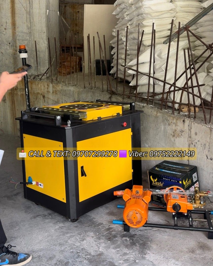 YAMATO Rebar Bender (Category: Construction Tools & Equipment) located in Manila. Submitted by jane_laurel (Listing ID 1411483903, Image 1). Description: • Yamato Japan Bar Bender Machine • - Rebar Capacity: 50mm - Weight: 435kg - Motor Power: 5.5hp (4kw) - Voltage: 220v - Single Phase.