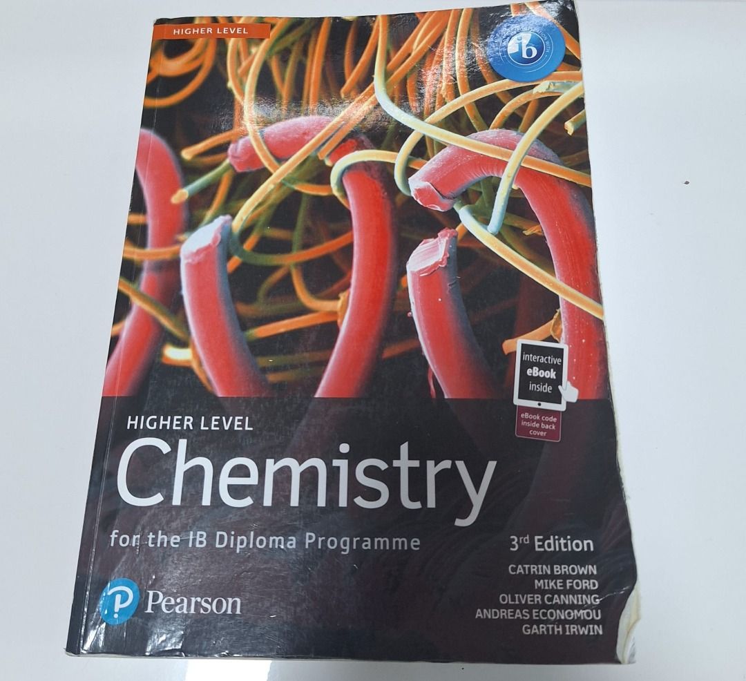 3rd Edition Pearson Education Textbook for Higher Level (HL) Chemistry ...
