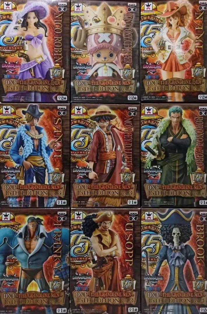 Authentic Bandai Dxf One piece The Grandline Men 15th Edition Rare Action Figure MISB to BIB (Category: Figurines & Statues) located in Tanay. Submitted by tykezz (Listing ID 1411689850, Image 1). Description: Authentic Bandai Dxf One piece The Grandline Men 15th Edition Rare Action Figure MISB to BIB.