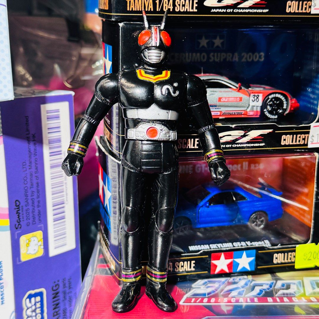 Mask Rider Balck Action Figure Bandai 1987 Kamen Rider Black Figure Made in Japan Masked Rider 幪面超人 ...