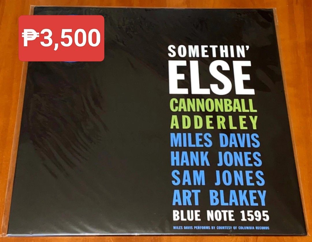 Cannonball Adderley & Miles Davis - Somethin' Else vinyl (Category: Vinyls) located in Manila. Submitted by jhenaloymerchandise (Listing ID 1411727218, Image 1). Description: Cannonball Adderley & Miles Davis - Somethin' Else Brand New sealed made in E.U..