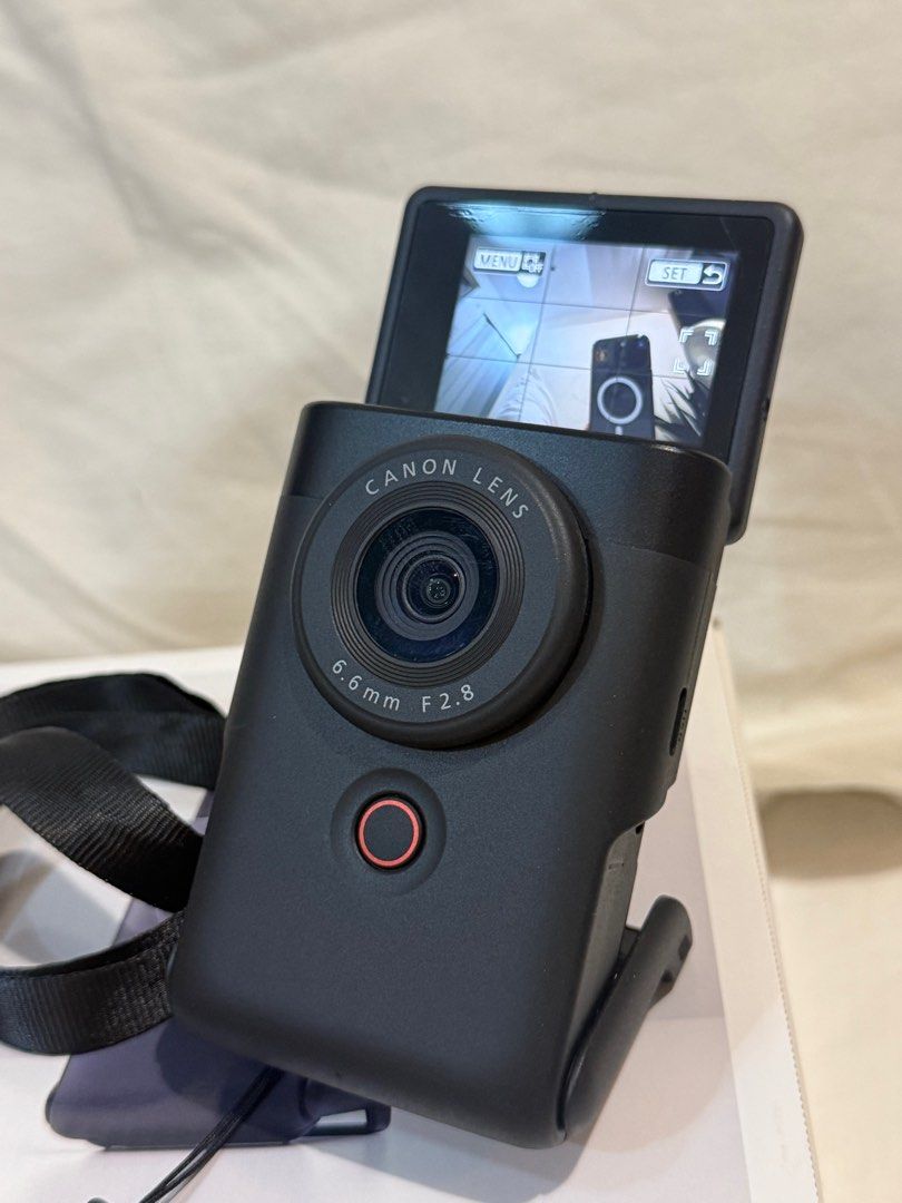 Canon PowerShot V10 Camera (Category: Cameras) located in Quezon City. Submitted by lyelim (Listing ID 1411730292, Image 1). Description: Received as a gift on December 2024. Used (tried) only ONCE then kept in the box again. SD card NOT INCLUDED. Not really into digital camera since we have phone cameras..