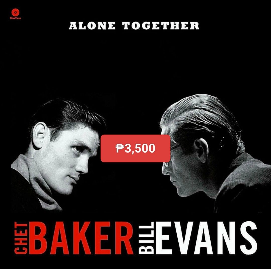 Chet Baker / Bill Evans - Alone Togther vinyl (Category: Vinyls) located in Manila. Submitted by jhenaloymerchandise (Listing ID 1411731147, Image 1). Description: Chet Baker / Bill Evans - Alone Together Brand New sealed made in USA.