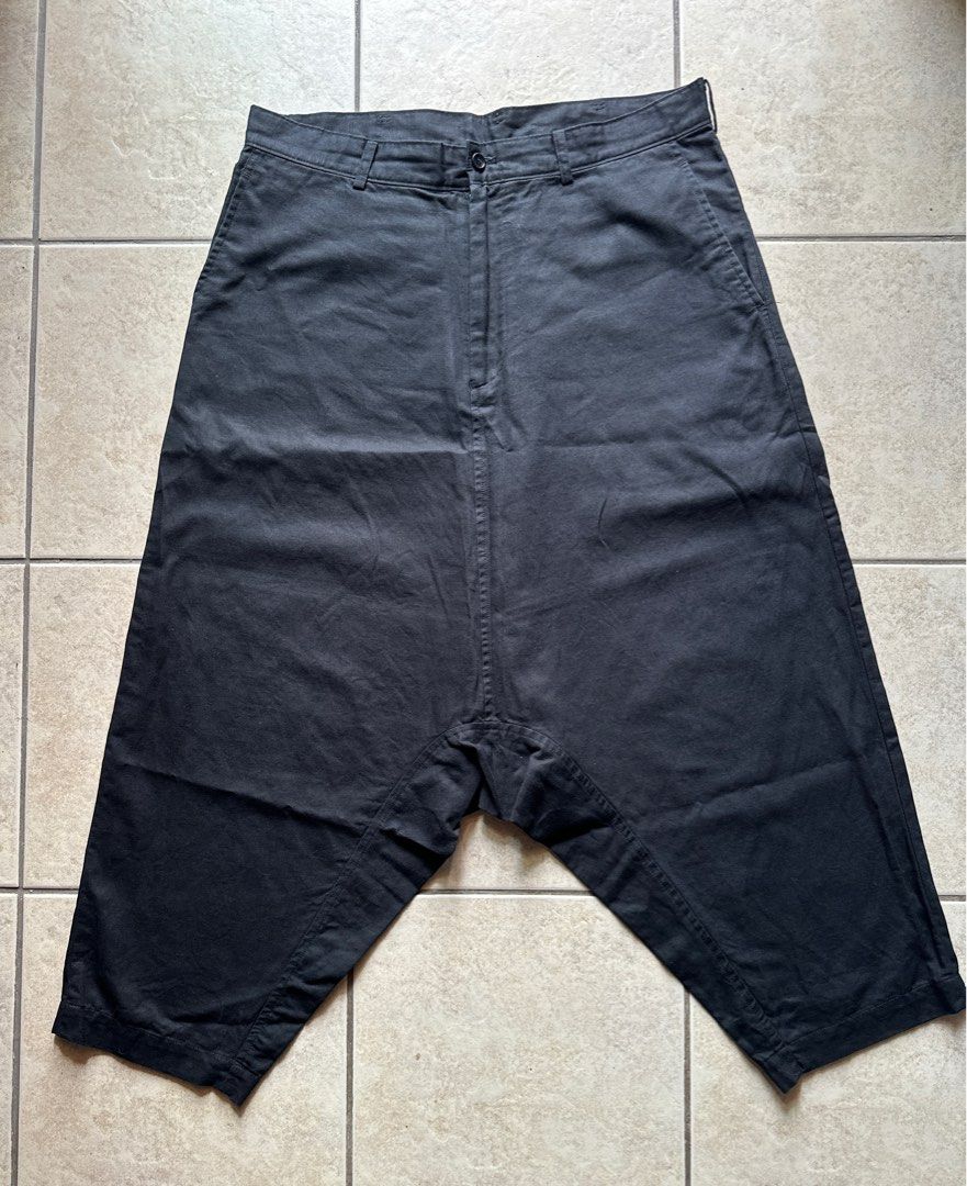 COMME DES GARCONS BLACK Drop-crotch Pants / Trousers (Category: Trousers) located in Mandaluyong City. Submitted by yohjivangarcons (Listing ID 1411725028, Image 1). Description: CDG Black sizing runs smaller by 1 size.