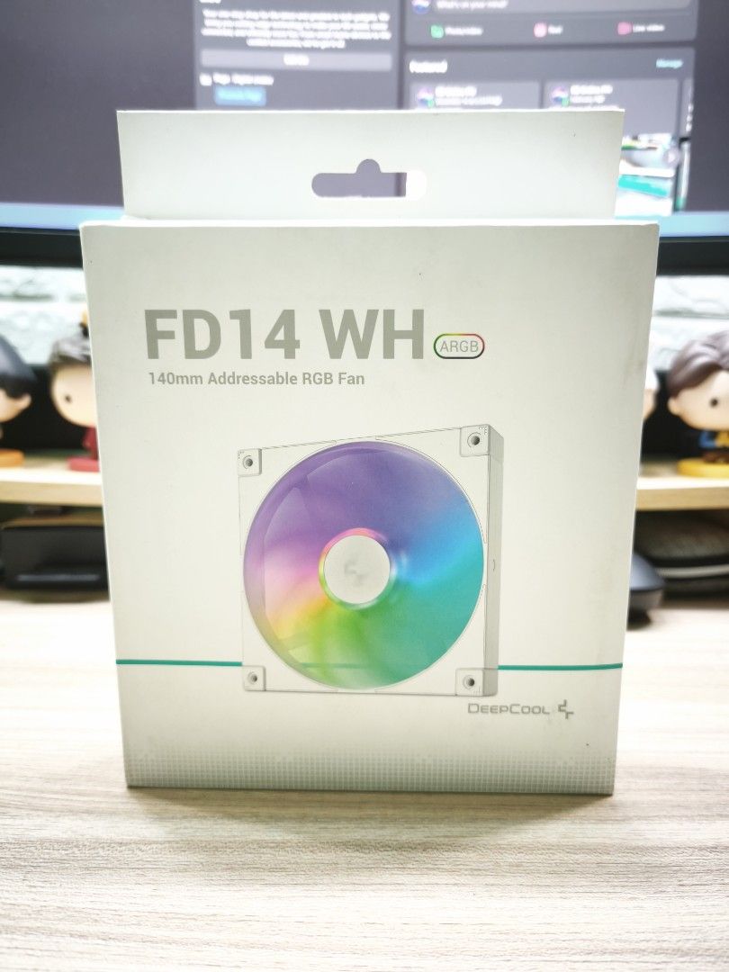 DeepCool FD14 White and Black RGB (Category: Computer Parts) located in Quezon City. Submitted by ryancasingal (Listing ID 1411761502, Image 2). Description: Brandnew Sealed Pick up or Lalamove Don Antonio Heights Commonwealth.