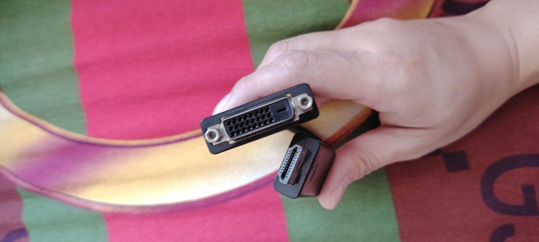 Dell DVI to HDMI Adapter (Category: Cables & Adaptors) located in Mandaluyong City. Submitted by trisha_001 (Listing ID 1411630988, Image 2). Description: HDMI male to female adapter 24+1 pins in good condition rfs: decluttering.