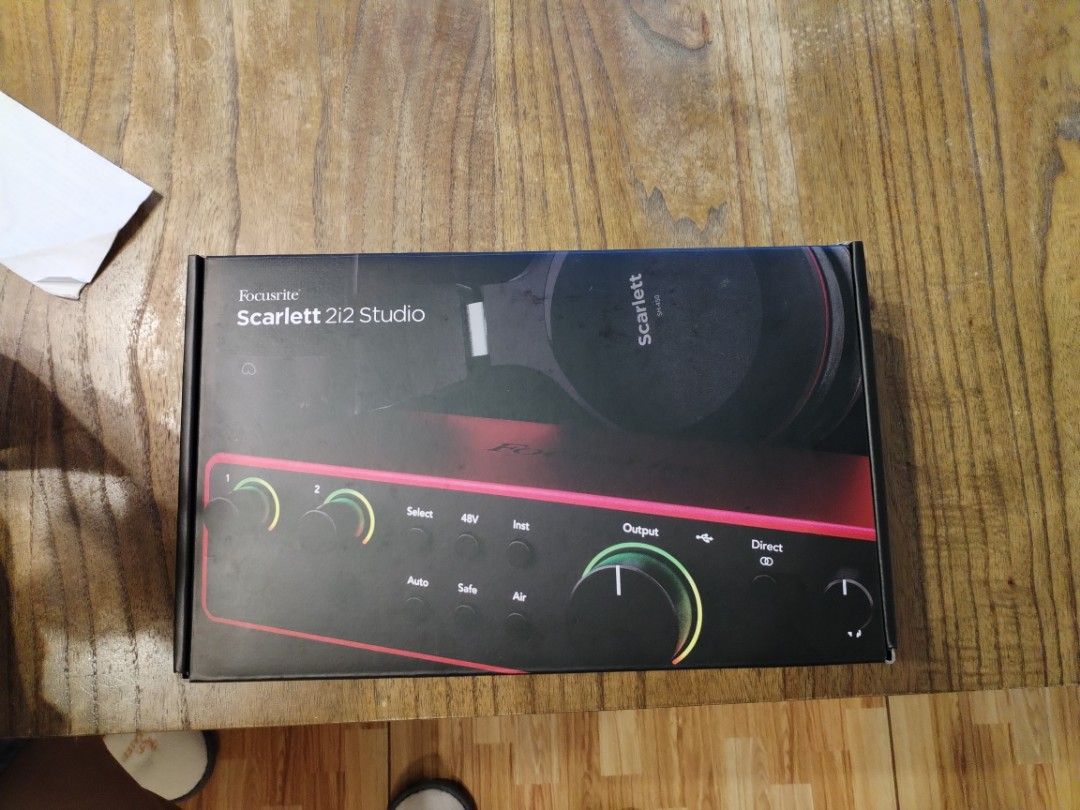 Focusrite Scarlett 2i2 Studio (Category: Other Audio Equipment) located in Manila. Submitted by musicareyes764 (Listing ID 1411743435, Image 2). Description: - Focusrite Scarlett 2i2 Studio audio interface included. - Includes interface and headphones. - Designed for artists. - "Everything for the artist" - start recording today!.