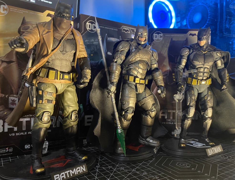 Fondjoy Batman SET Knightmare / Armored Suit / Tactical Suit 1/10 Scale ...