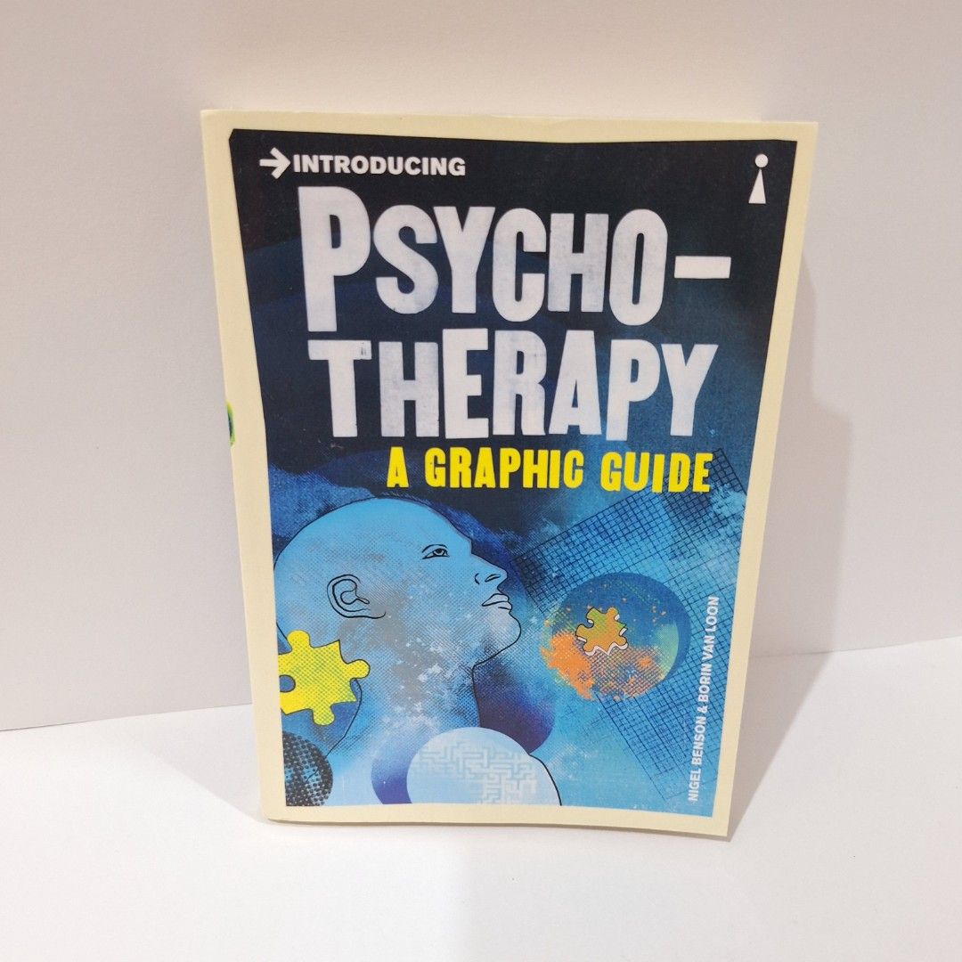 Introducing Psychotherapy: A Graphic Guide book (Category: Textbooks) located in Cebu City. Submitted by maponus (Listing ID 1411747402, Image 1). Description: - Title: Introducing Psychotherapy: A Graphic Guide - Authors: Nigel Benson and Robin Van Loon - Format: Paperback - Condition: Good - Features: Illustrated, covers various psychotherapy techniques and approaches..