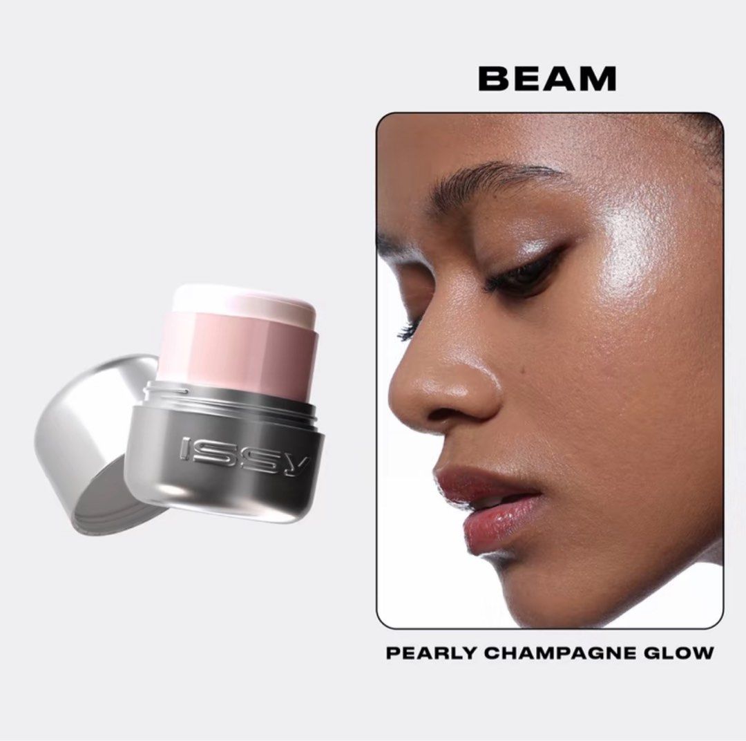 Issy Beam Creme Glass Highlighter Stick (Category: Makeup) located in Manila. Submitted by luxeauthentics (Listing ID 1411755002, Image 1). Description: Swatched once Not my type of shade and shimmer Good as new.