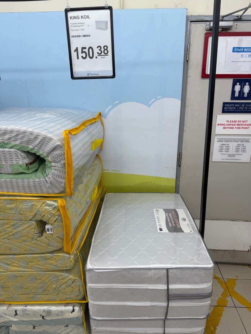Kingkoil single (Category: Bedding & Towels) located in Singapore. Submitted by chrischang614 (Listing ID 1410215744, Image 2). Description: Buy this original price $150, just use few less, now sold $60 , interest can self collect bedok.