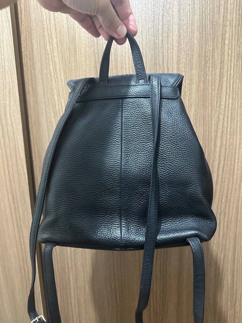 *KS Mulberry Street Backpack (Black, pebbled leather)* (Category: Luxury Bags & Wallets) located in Mandaluyong City. Submitted by localbudol (Listing ID 1411710540, Image 2). Description: .