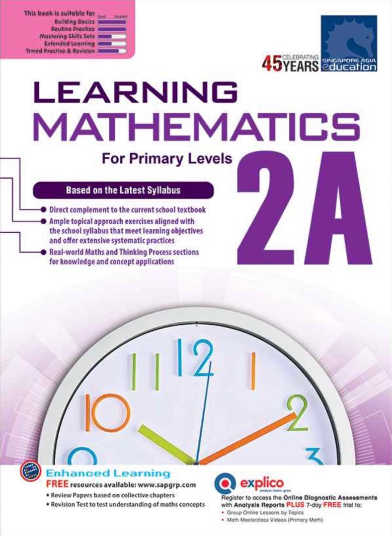 Learning Mathematics Textbook for Primary Levels 2A & 2B, Hobbies ...