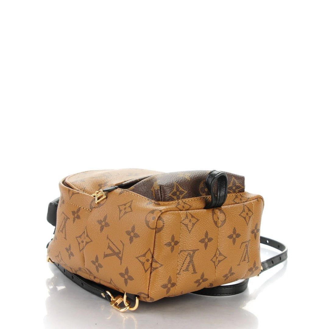 RUSH! Louis Vuitton Reverse Mini Palm Spring (Category: Luxury Bags & Wallets) located in Quezon City. Submitted by bearams (Listing ID 1411700678, Image 2). Description: Used, but still in mint condition. LV doesn’t sell this design currently. With entrupy Complete inclusions..
