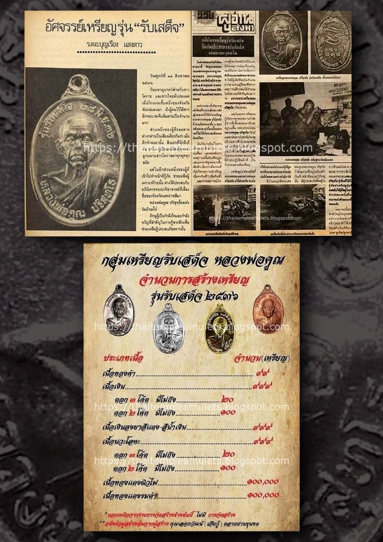 LP Koon (Wat Banrai) Rian Roon Rub Sadej BE2536 (Solid silver) Certificate  of Authenticity By Sammakom (Not more than 100 pcs made for special 2  temple codes), Hobbies & Toys, Religious Items