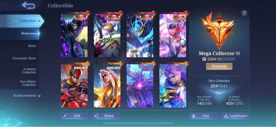 Mobile Legends Bang Bang Account (Category: Others) located in Manila. Submitted by joshuac20 (Listing ID 1411688566, Image 1). Description: For Sale ML Account: MEGA COLLECTOR III / MAX EMBLEM / COMPLETE HERO / 107⭐️ HIGHEST “FIRST OWNER” PRICE: 13,800 Negotiable Loc: Quezon City near Cubao📍 Dm for more skin details Fixed price pero pwede pa bawas presyo kasi RUSH QUITTING na basta sure buyer preffered meetup. Take your time secure palit bind a