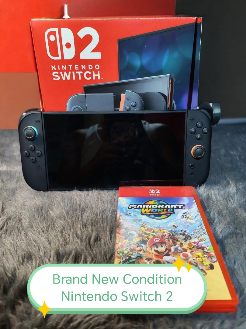 Nintendo Switch 2 - Brand New Condition (Raffle Won 2 years warranty ...