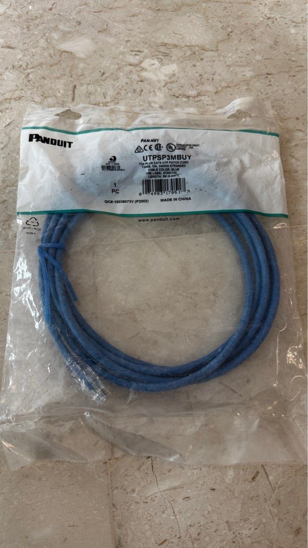 Panduit Cat6 UTP Cable - 3m
