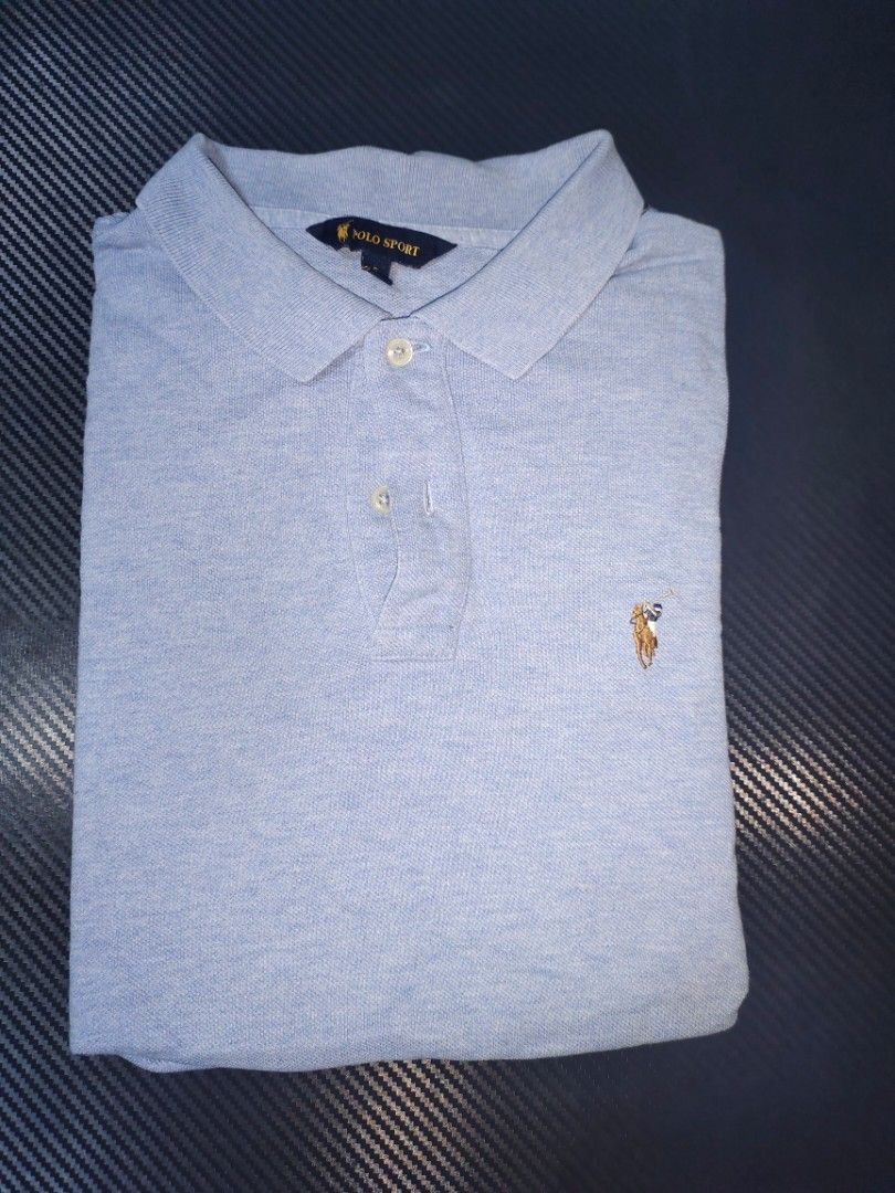 Polo Sport Shirt (Category: Tshirts & Polo Shirts ) located in Manila. Submitted by icarus53891 (Listing ID 1411614373, Image 2). Description: - Polo Sport shirt - Light blue color - Size: S - Classic design - Polo Sport logo - Button-down collar - Short sleeves - Made with quality materials.