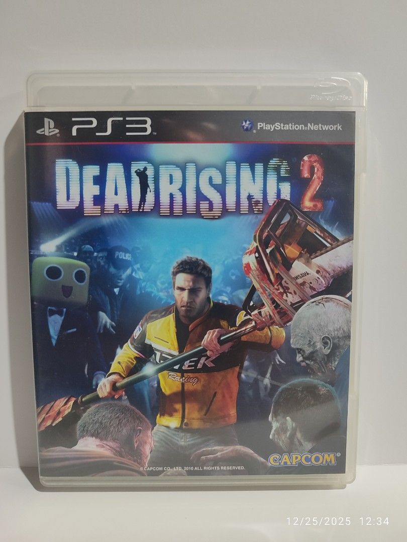 PS3 - Dead Rising 2 (PRE-LOVED) "R3" (Category: PlayStation) located in Mendez-Nunez. Submitted by sf2_gameshop (Listing ID 1411650004, Image 1). Description: PLEASE READ: CONDITION: Pre-owned item. Installed and tested working. Complete manuals, inserts and map. It has two game manuals (one English the other Chinese) . DLC code is untested if still valid. GENRE: Action-adventure MODE: Single-player REGION: 1 - US VOICE: English IN-GAME TEXT: Eng