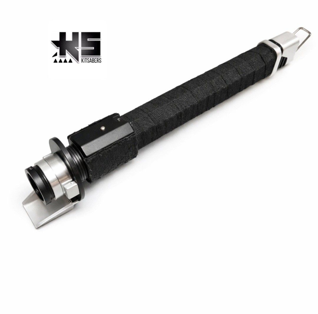Ronin Mod (Category: Action & Battle Toys) located in Singapore. Submitted by kitsaber (Listing ID 1411649021, Image 1). Description: In-Stock* 1 Hilt 1 Blade 1 Charging cable 1 Allen key Retention screws Functions : Colour changing. Sounds. Effects. Pixel: $550 Added a touch of 'dragon scales textured leather', wrapped the grip with midnight black cloth to evoke ninja mode. Highly recommended. Kitsabers approved. Do reach out for further details