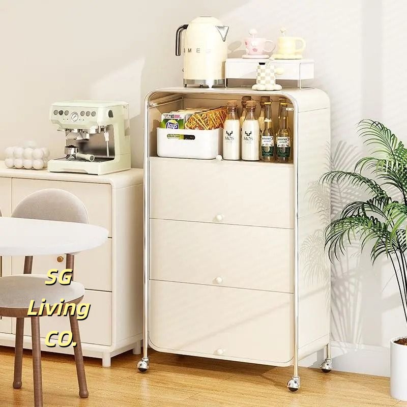 SG Living Co. Aesthetic Storage Cabinet, Furniture & Home Living ...