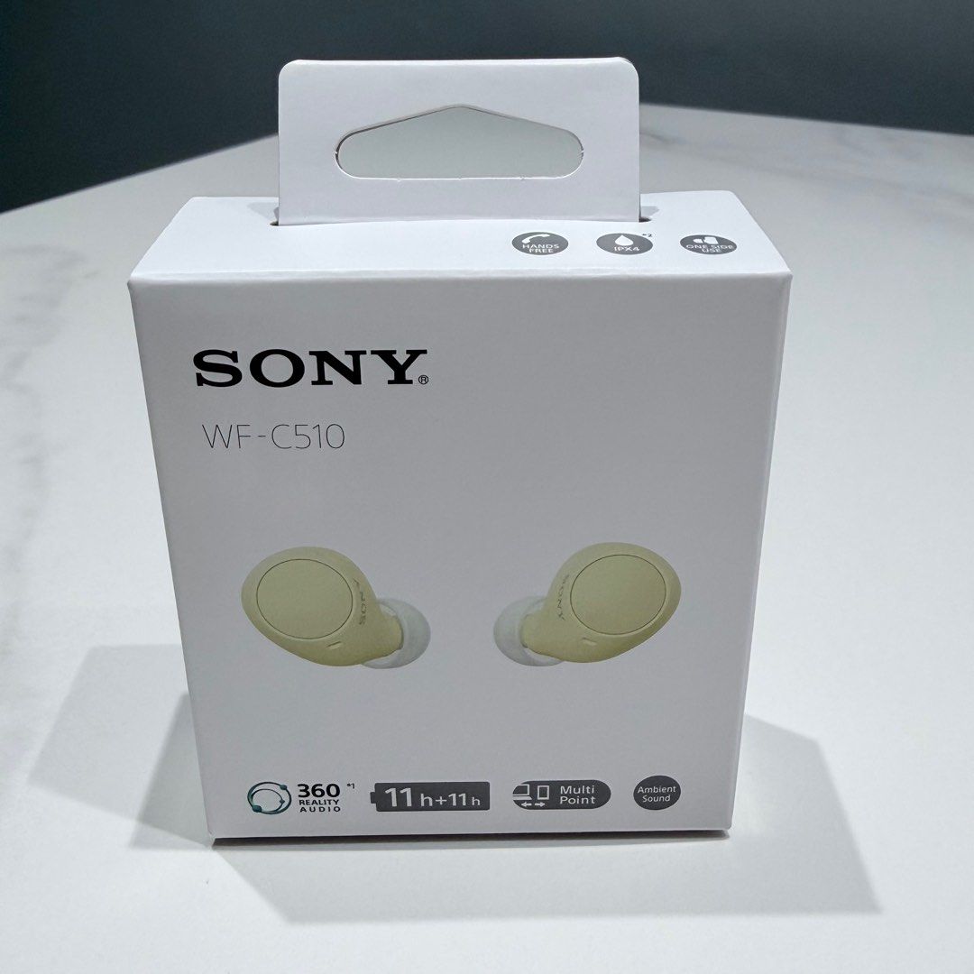 Sony WF-C510 Wireless Earbuds - Yellow