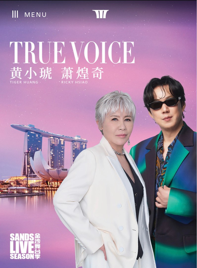 True Voice Concert - Tiger Huang & Ricky Hsiao, Tickets & Vouchers ...
