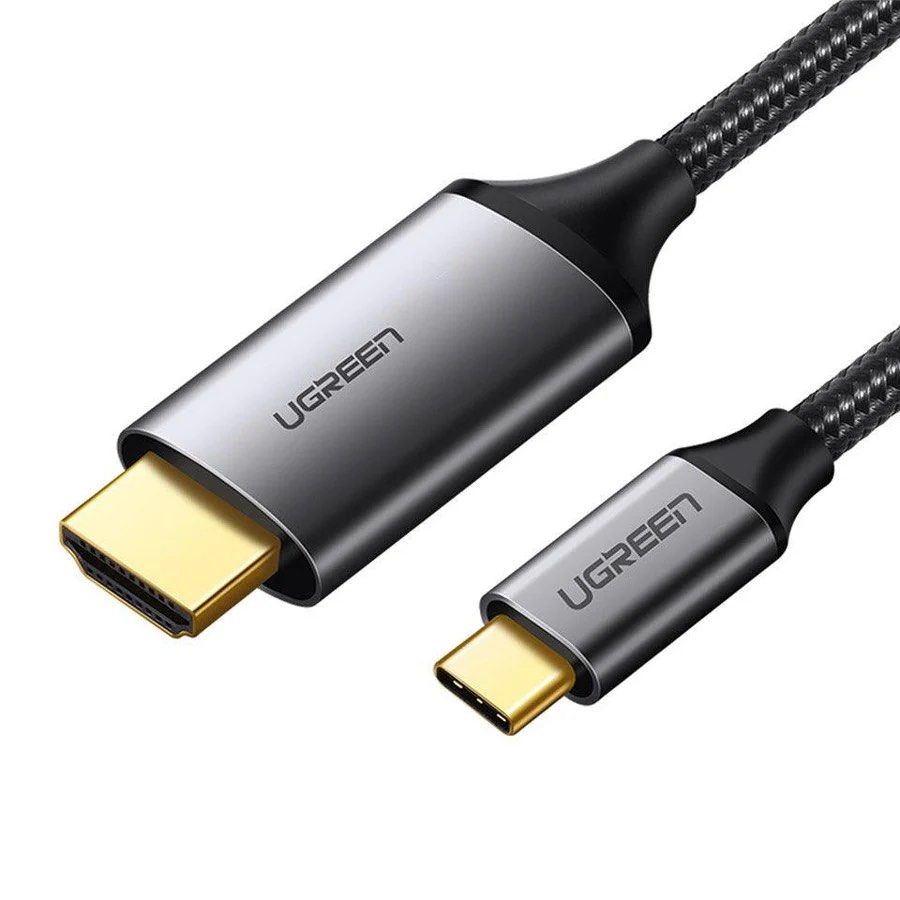UGREEN USB-C To HDMI Cable 1.5M (Gray Black) (Category: Chargers & Cables) located in Makati City. Submitted by jc.cuerdo (Listing ID 1411772572, Image 3). Description: UGREEN USB-C To HDMI Cable 1.5M (Gray Black) This ugreen USB-C to HDMI cable is a convenient solution for connecting your USB-C device directly to your HDMI monitor, projector, or TV • Use the USB Type C HDMI cable cord to position your devices anywhere in your workspace as needed
