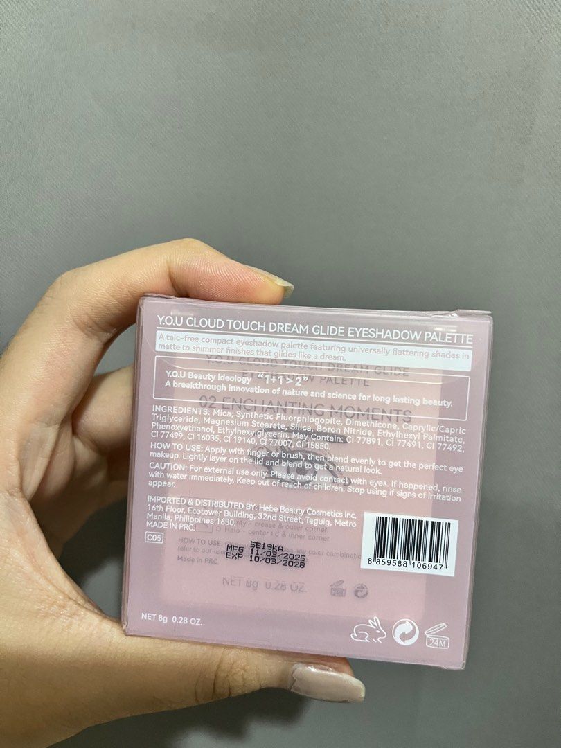 Y.O.U eyeshadow cloud touch (Category: Makeup) located in Angeles City. Submitted by scheherazade01 (Listing ID 1411719761, Image 2). Description: Not yet opened.