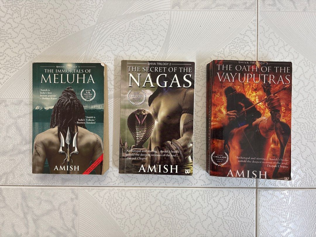 Amish Tripathi - Shiva Trilogy (Set of 3 Books), Hobbies & Toys, Books ...