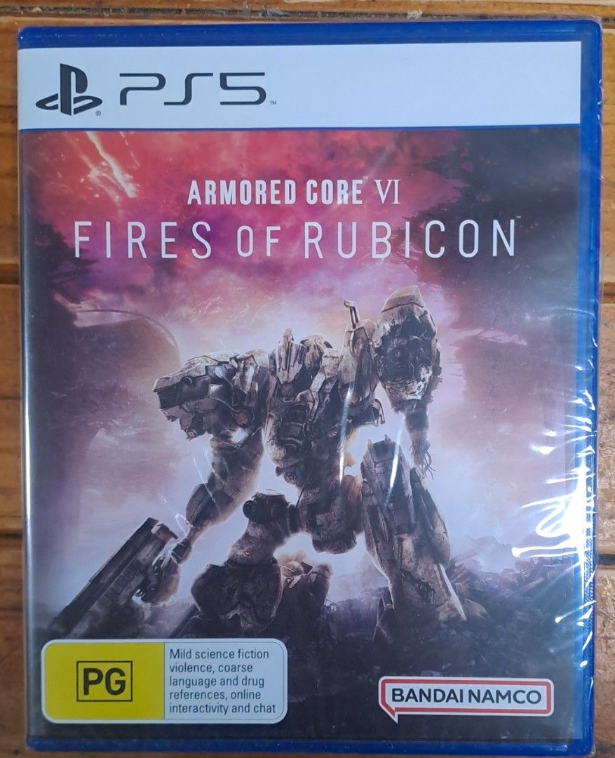 Armoured Core VI Fires Of Rubicon (Category: Video Games) located in Warrnambool. Submitted by gamesnthings (Listing ID 1411859991, Image 1). Description: Armoured Core VI for PS5..