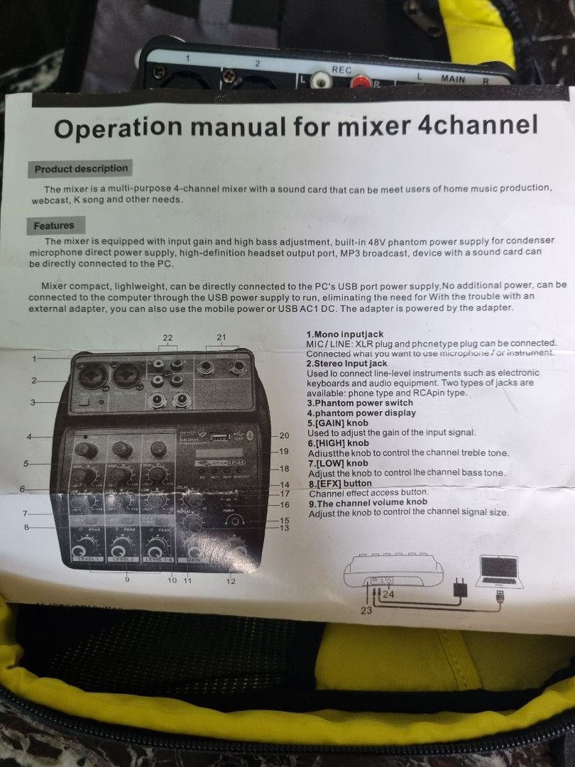 AudioMixer with Cables65075928598787111