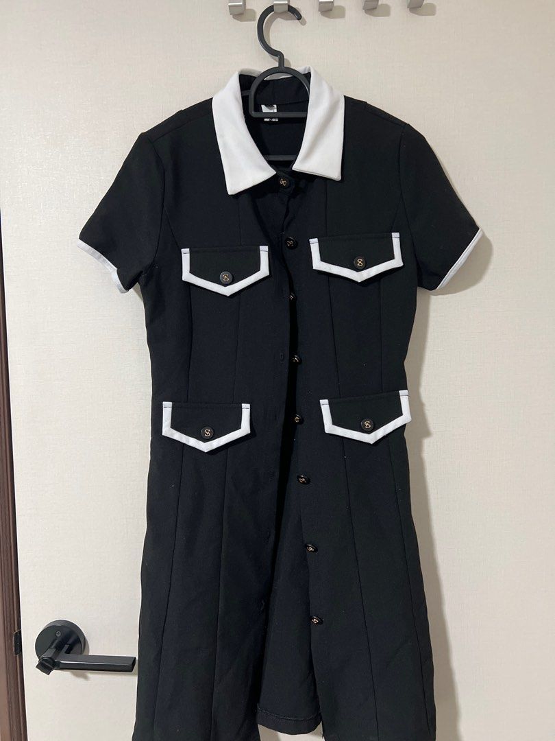 gothic lolita black and white crosses dress Paradise Cross Print Ruffle Sleeveless Long Sleeves Evening Dresses Rave Black - Bold Size:7
