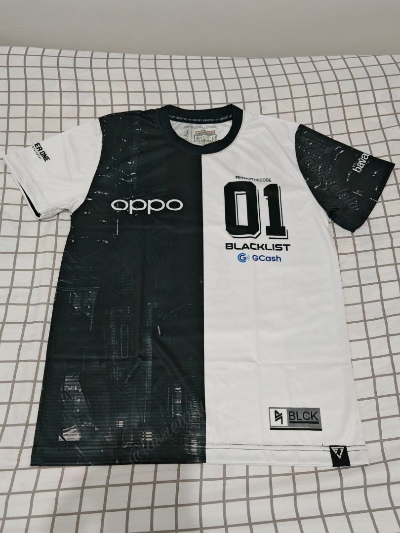 BLACKLIST ESPORT JERSEY MPLS8 (Hadji) (Category: Tshirts & Polo Shirts ) located in San Pedro. Submitted by bangs_oreo (Listing ID 1411893727, Image 1). Description: BLACKLIST ESPORT JERSEY MPLS8 (Hadji) Size: SMALL (Width: 18.5 / Length: 25.5) Dry-fit Not the official jersey! Never worn. Dinisplay lang sa cabinet. ☆ The price of this item is fixed and non-negotiable. Thank you for your understanding. ☆ Kindly be informed that all items are sold 