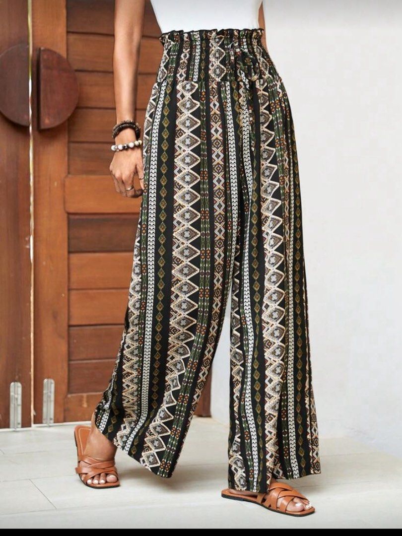 Bohemian Print Wide Leg Pants (Category: Other Bottoms) located in Imus. Submitted by declutterwithria (Listing ID 1411840019, Image 2). Description: READ BEFORE INQUIRING! -Most items are preloved unless stated otherwise. -First to pay gets the item‼️ -Shipping day is every Friday only‼️ 📌 STRICTLY NO RETURN! NO EXCHANGE! NO REFUNDS/ SWAPS/ CANCELLATIONS! NO COD! No 🍊 app CHECKOUT! NO LOWBALLERS/Bogus offerers will be blocked ⚠️ 🎀 RFS: Declut