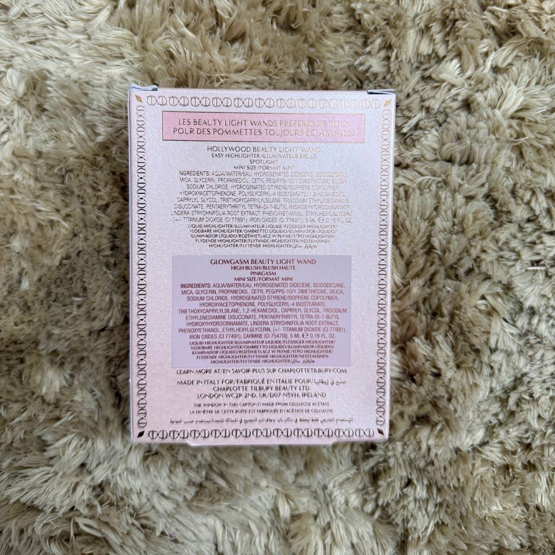 Charlotte Tilbury Superstar Glow Kit (Category: Makeup) located in Quezon City. Submitted by glitznbits (Listing ID 1411875127, Image 2). Description: Includes: 🎀Easy Highlighter (5ml) 🎀Glowgasm High Blush (5ml) 🎀Gives a radiant glow to your cheekbones .