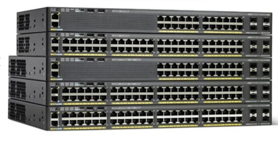 CISCO Catalyst 2960-X 24 GigE, 4 x 1G SFP, LAN Base, WS-C2960X-24TS-L ...