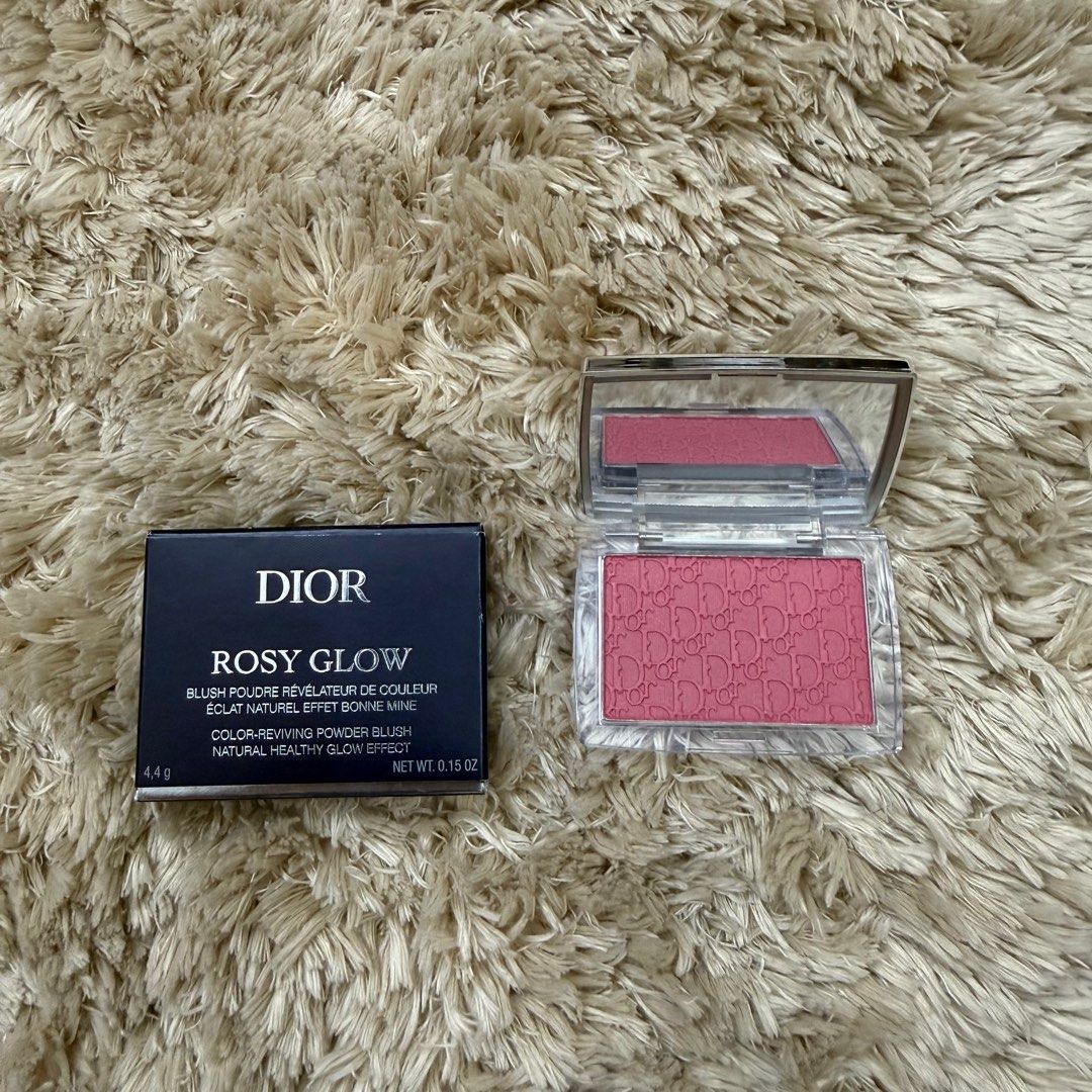 Dior Rosy Glow Blush (Category: Makeup) located in Quezon City. Submitted by glitznbits (Listing ID 1411801399, Image 2). Description: 🎀BRAND NEW WITH BOX 🎀Shade: Rosewood 🎀Color-reviving powder blush for a natural, healthy glow 🎀Compact includes a mirror Contains 4.4g / 0.15 oz of product.