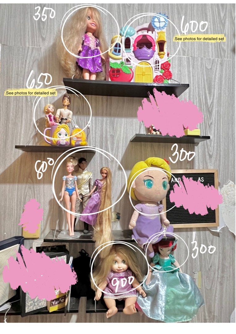 Disney princess Tangled rapunzel collection (Category: Figurines & Statues) located in Manila. Submitted by cardigan019 (Listing ID 1411917131, Image 1). Description: Selling some from my Tangled collection RFS: i need to make space for my wfh set-up PLEASE READ: - ALL ITEMS ARE AUTHENTIC/ ORIGINAL. - no breaking of set / no breaking of set / no breaking of set - Discounts will only be given for 2 or more SETS OR ITEMS - Last price already posted