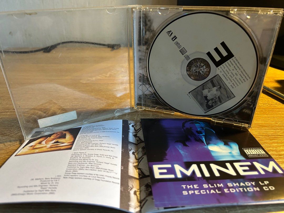 Eminem - The Marshall Mathers LP Special Edition CD (Category: CDs & DVDs) located in Pasig City. Submitted by mr_declutterer (Listing ID 1411785348, Image 3). Description: Decluttering! Eminem's The Marshall Mathers LP Special Edition CD. CD has light scratches but does not skip. Pay via gcash or bank transfer (bpi or bdo). Shipping cost not yet included. .