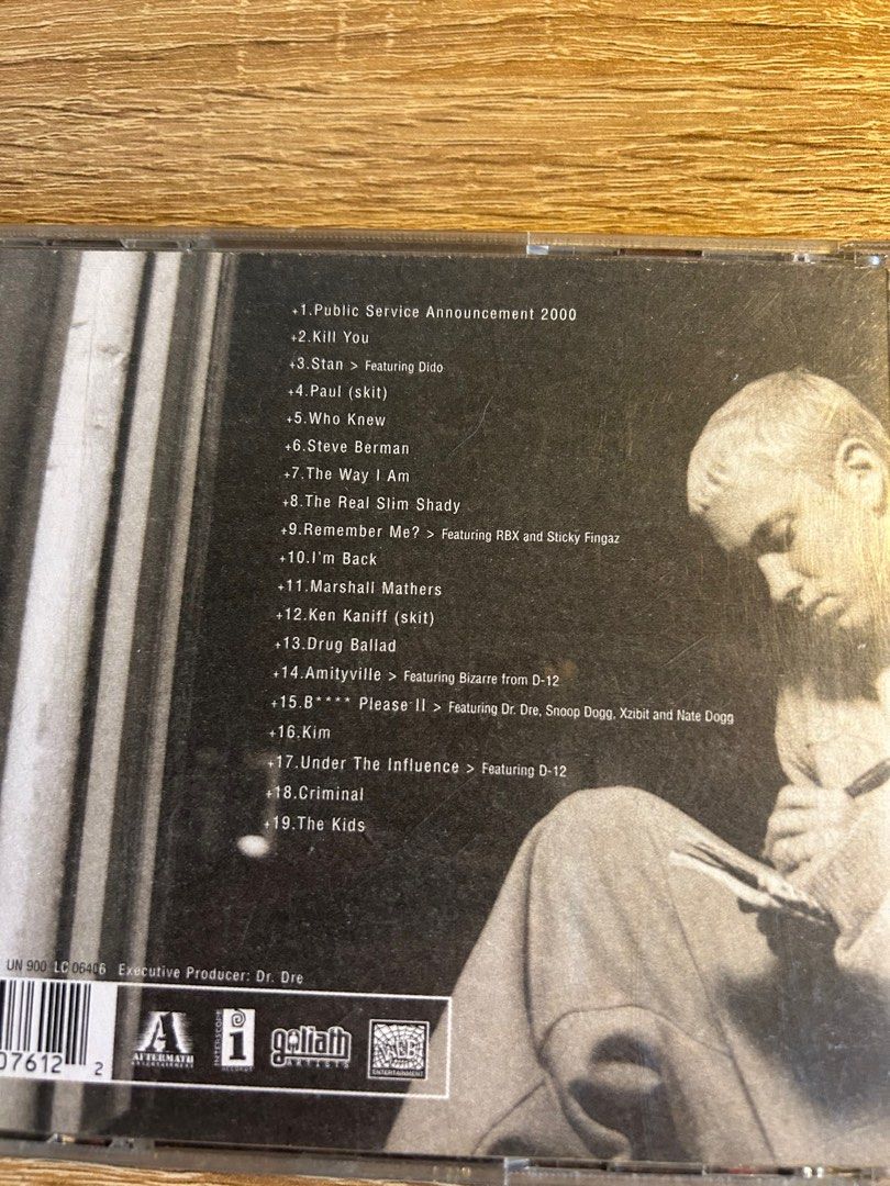 Eminem - The Marshall Mathers LP Special Edition CD (Category: CDs & DVDs) located in Pasig City. Submitted by mr_declutterer (Listing ID 1411785348, Image 2). Description: Decluttering! Eminem's The Marshall Mathers LP Special Edition CD. CD has light scratches but does not skip. Pay via gcash or bank transfer (bpi or bdo). Shipping cost not yet included. .